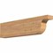 Ekena Millwork Del Monte Smooth Rafter Tail, Western Red Cedar, 5 1/2"W x 12"H x 48"L RFT06X12X48DEL00SWR - alternate 1